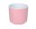 Kerámia kaspó - rózsaszín, mintás - 13 cm