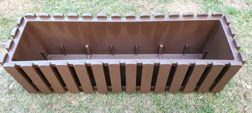 Balkonláda - barna - 60 cm 