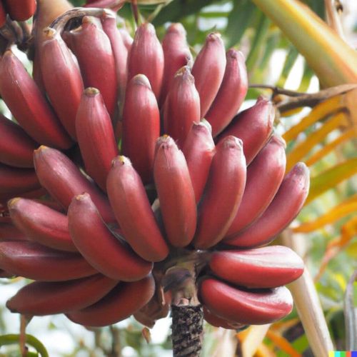 Vörös héjú banán - Musa acuminata 'Red Dacca'