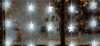LED-es csillag fényfüggöny hidegfehér 1.35 m beltéri