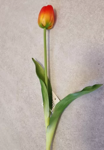 Élethű tulipán - narancssárga - 40 cm