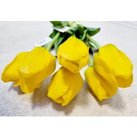 Élethű tulipán - sárga - 45 cm