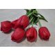 Élethű tulipán - piros - 40 cm
