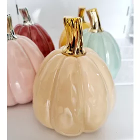 Kerámia tök - álló - bézs