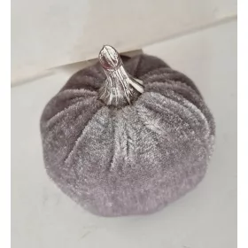 Bársony tök - kicsi - szürke