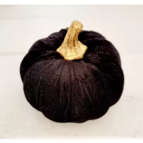 Bársony tök - közepes - fekete