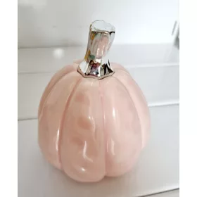 Kerámia tök - álló - púder rózsaszín