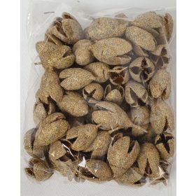 Bakuli termés, festett, arany /glitter