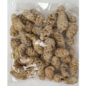 Vörösfenyő toboz, festett, arany/glitter